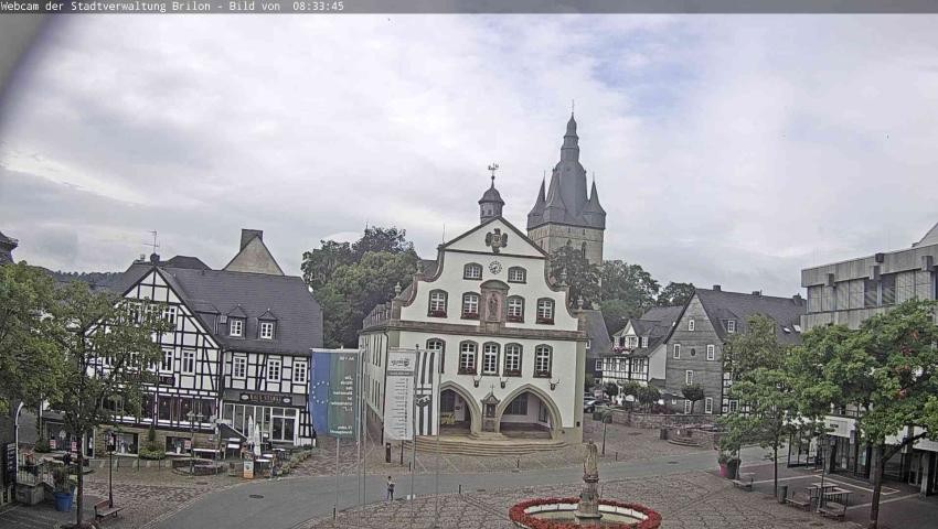 Archived image Webcam Town hall Brilon
