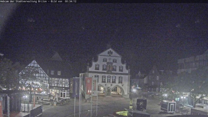 Archived image Webcam Town hall Brilon