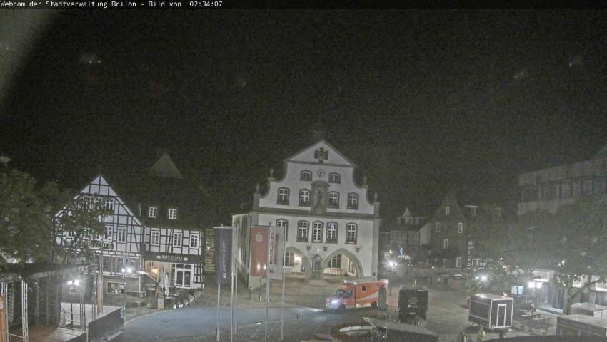 Archived image Webcam Town hall Brilon