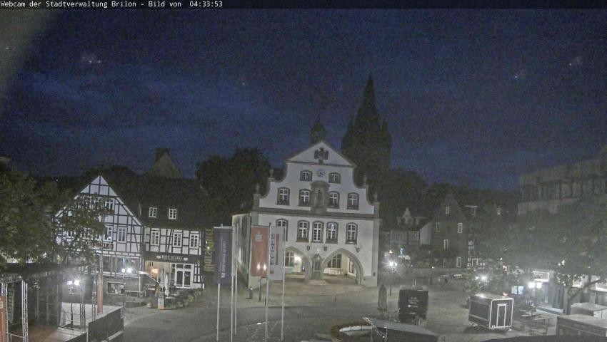 Archived image Webcam Town hall Brilon
