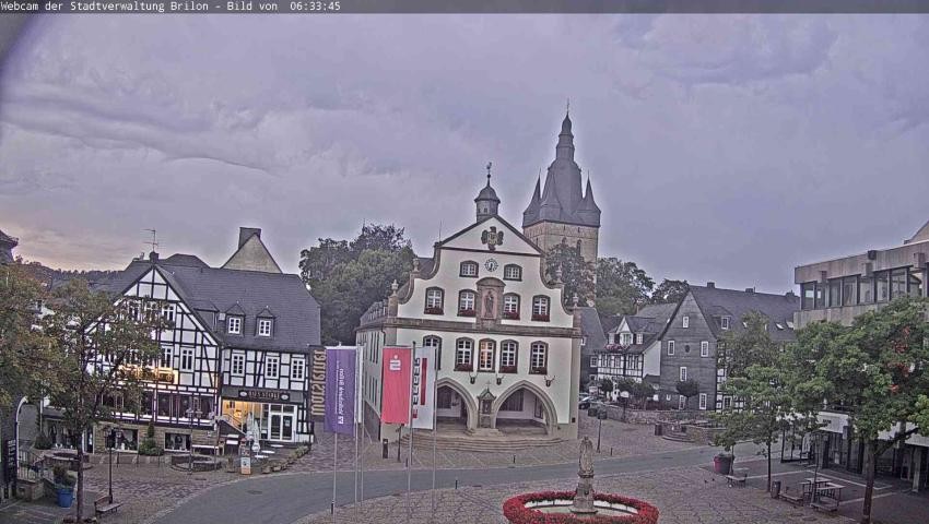 Archived image Webcam Town hall Brilon