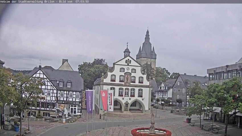 Archived image Webcam Town hall Brilon