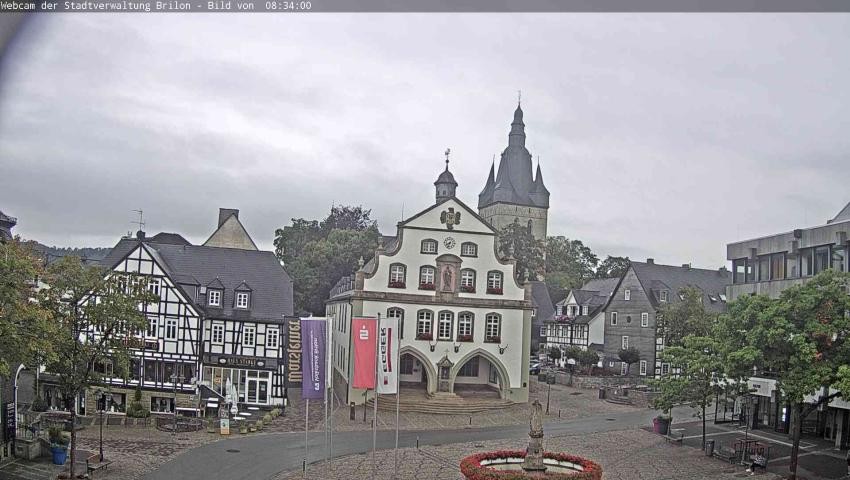 Archived image Webcam Town hall Brilon