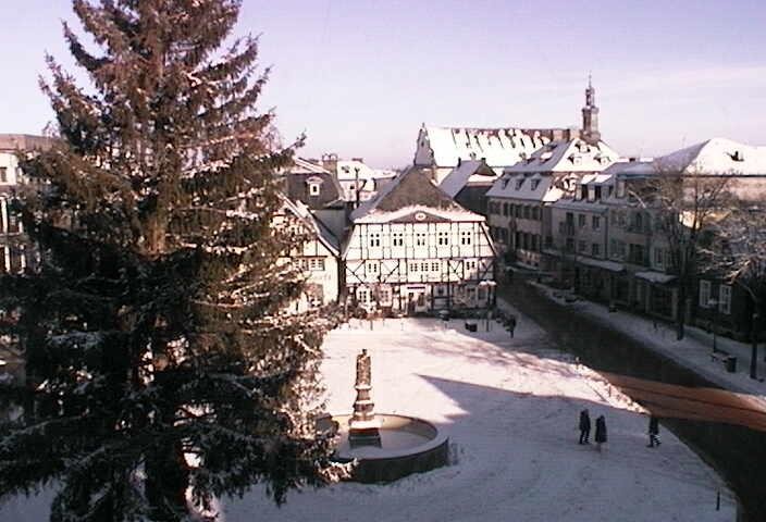 Archived image Webcam Brilon: Market Place