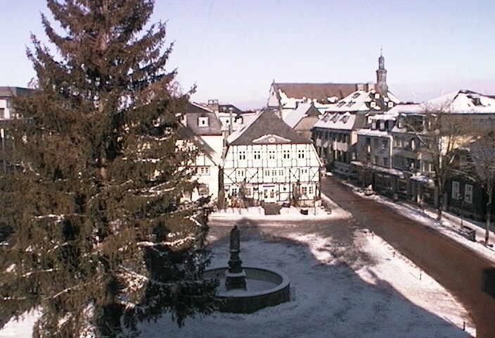 Archived image Webcam Brilon: Market Place