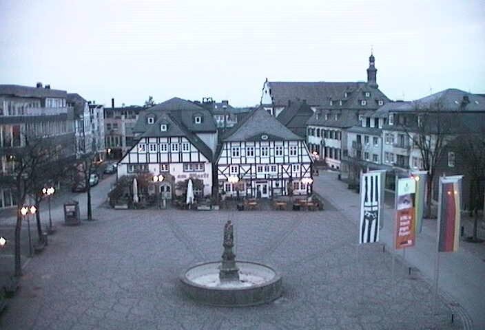 Archived image Webcam Brilon: Market Place