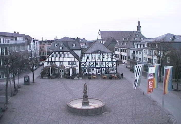 Archived image Webcam Brilon: Market Place