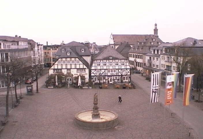 Archived image Webcam Brilon: Market Place