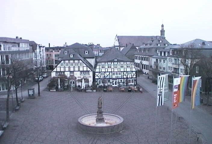 Archived image Webcam Brilon: Market Place