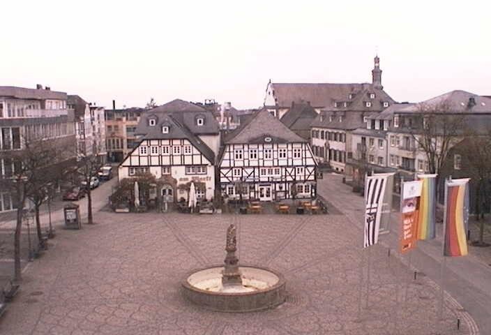 Archived image Webcam Brilon: Market Place