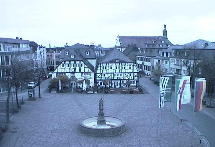 Archived image Webcam Brilon: Market Place