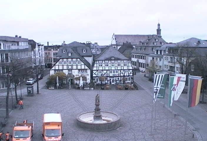 Archived image Webcam Brilon: Market Place