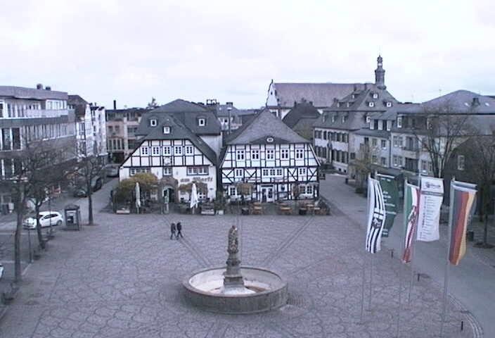 Archived image Webcam Brilon: Market Place