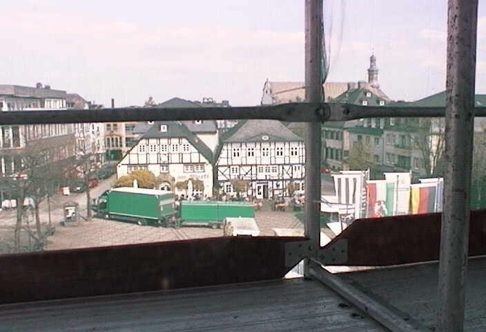 Archived image Webcam Brilon: Market Place