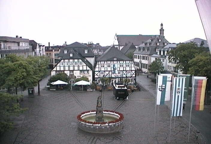 Archiv Foto Webcam Rathaus und Marktplatz Brilon