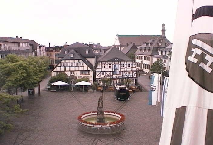 Archiv Foto Webcam Rathaus und Marktplatz Brilon