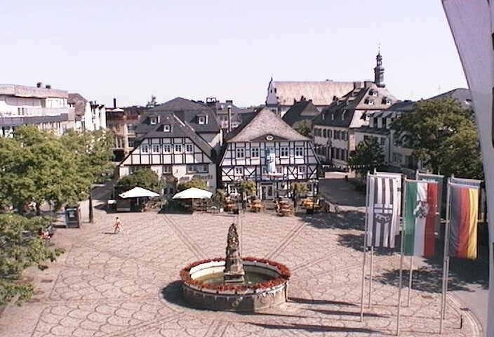 Archived image Webcam Brilon: Market Place