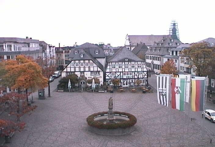 Archived image Webcam Brilon: Market Place