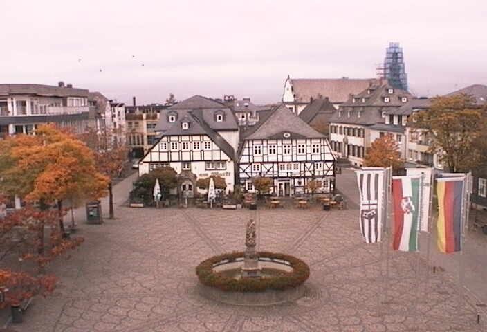 Archived image Webcam Brilon: Market Place