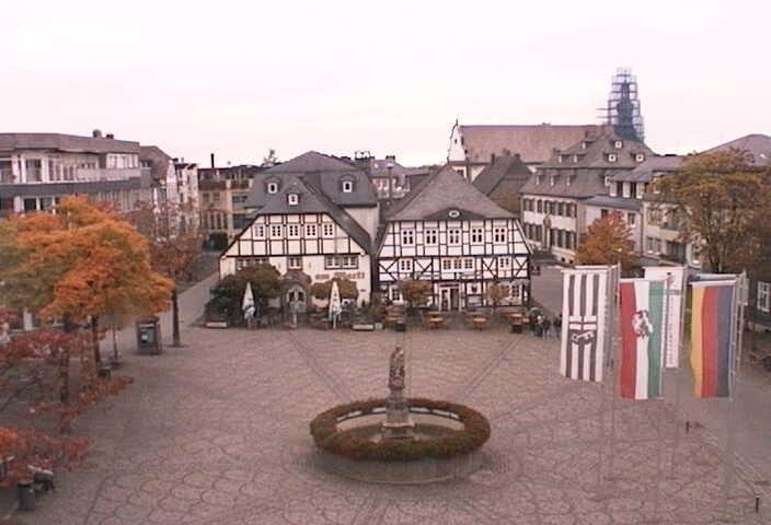 Archived image Webcam Brilon: Market Place