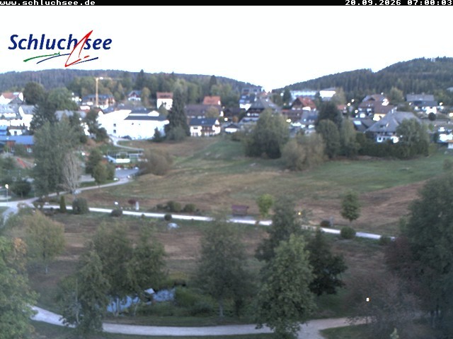 Archived image Webcam Schluchsee: recreation area Wiesengrundpark