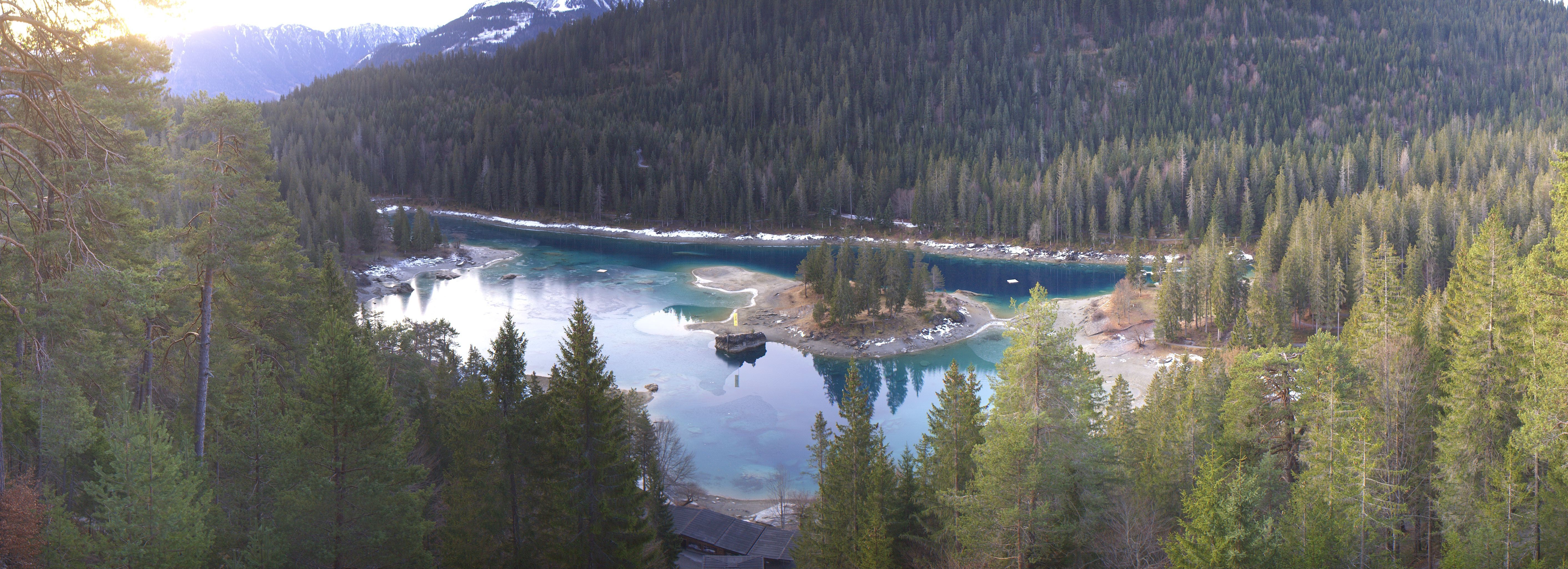 Archiv Foto Webcam Flims: Caumasee
