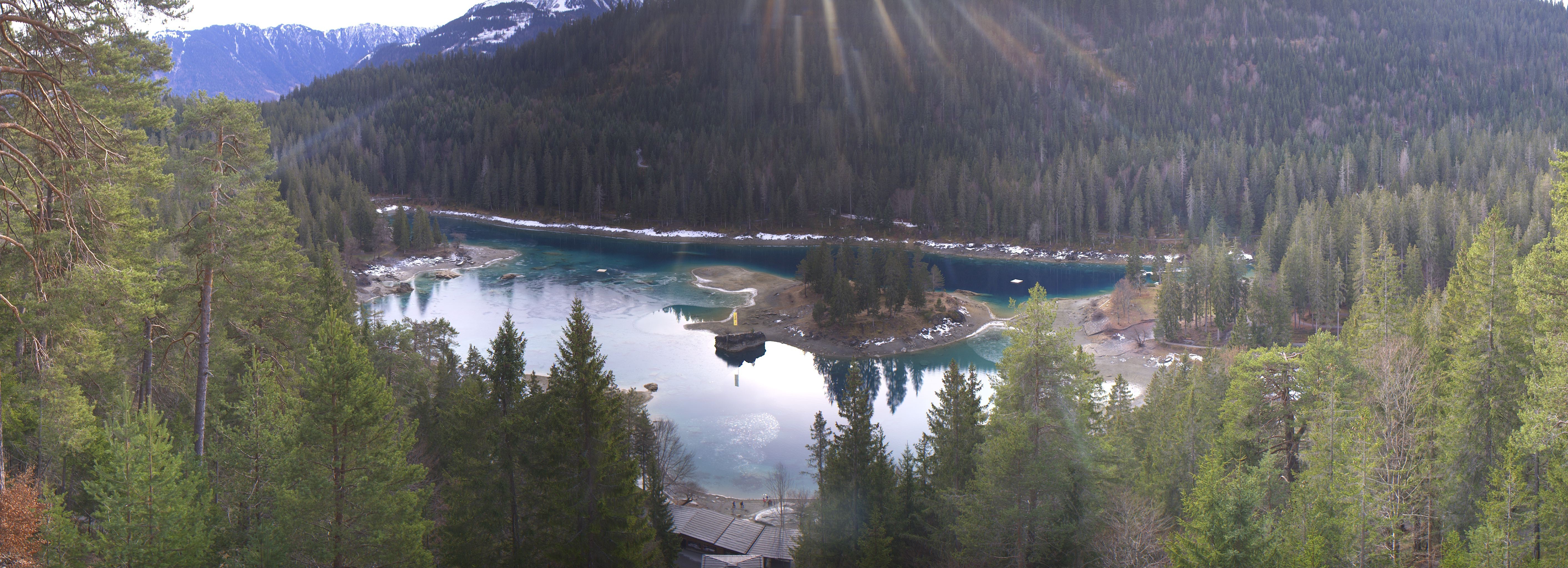 Archiv Foto Webcam Flims: Caumasee