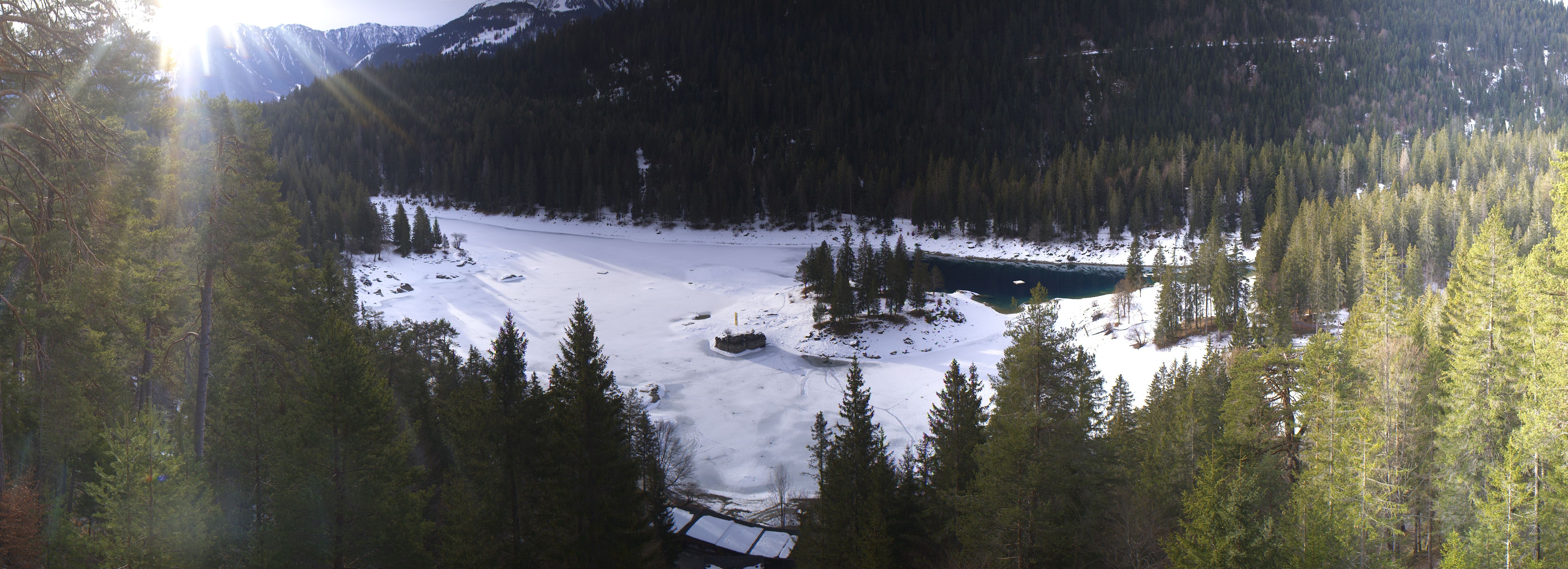 Archiv Foto Webcam Flims: Caumasee