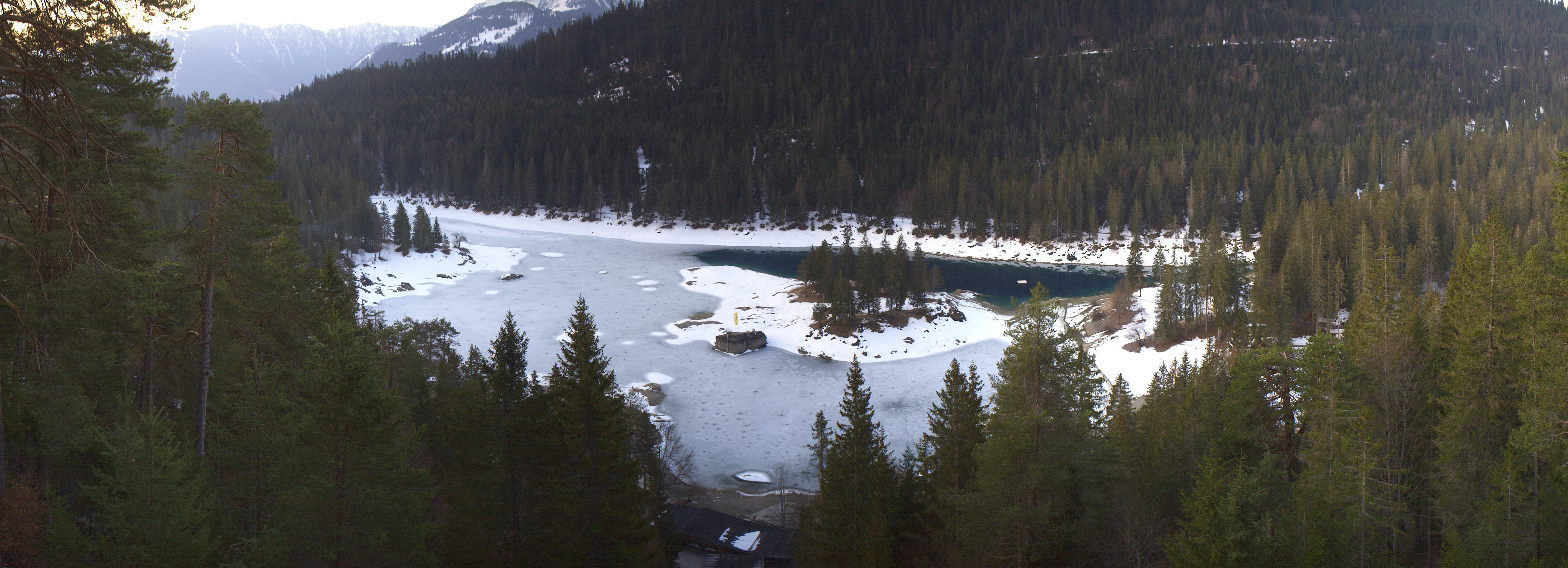 Archiv Foto Webcam Flims: Caumasee