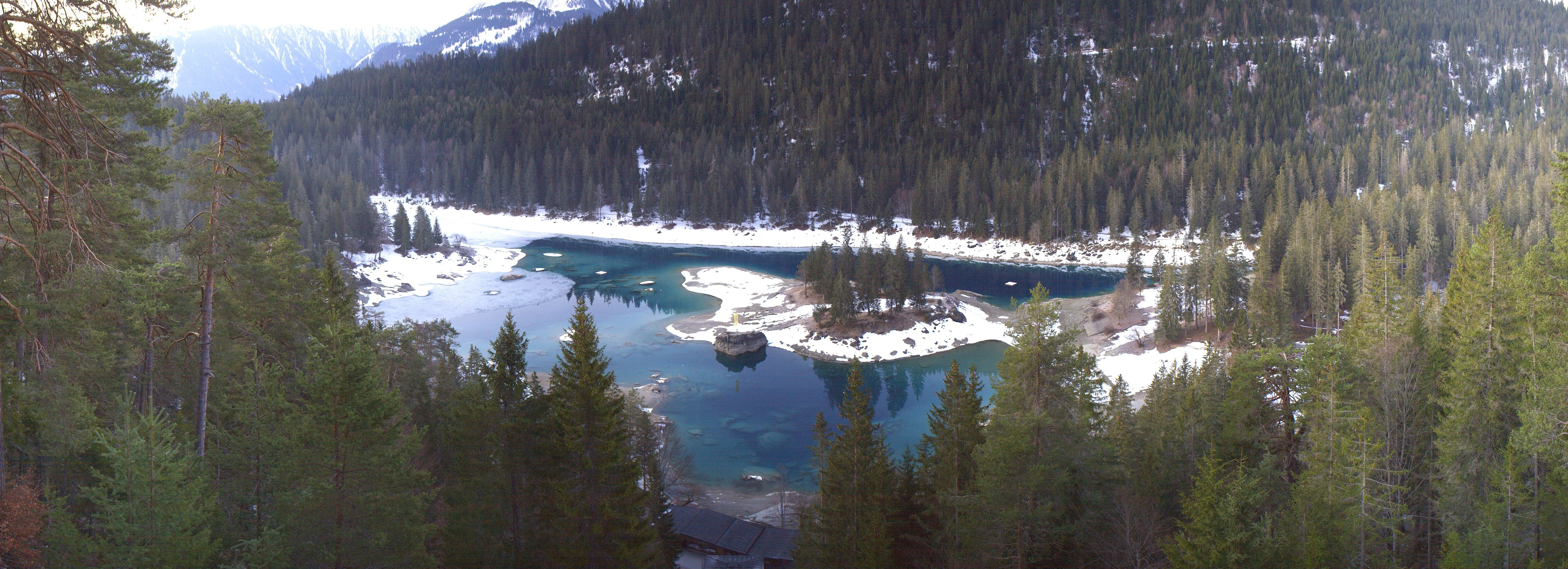 Archiv Foto Webcam Flims: Caumasee
