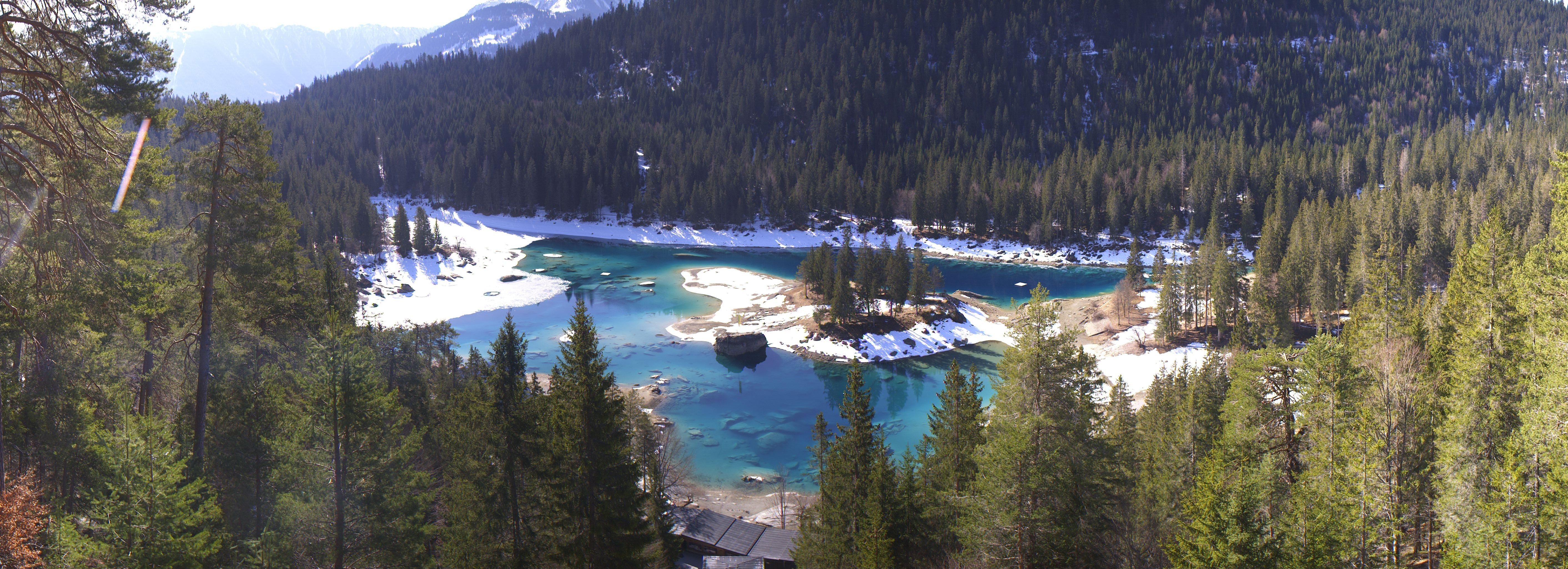 Archiv Foto Webcam Flims: Caumasee