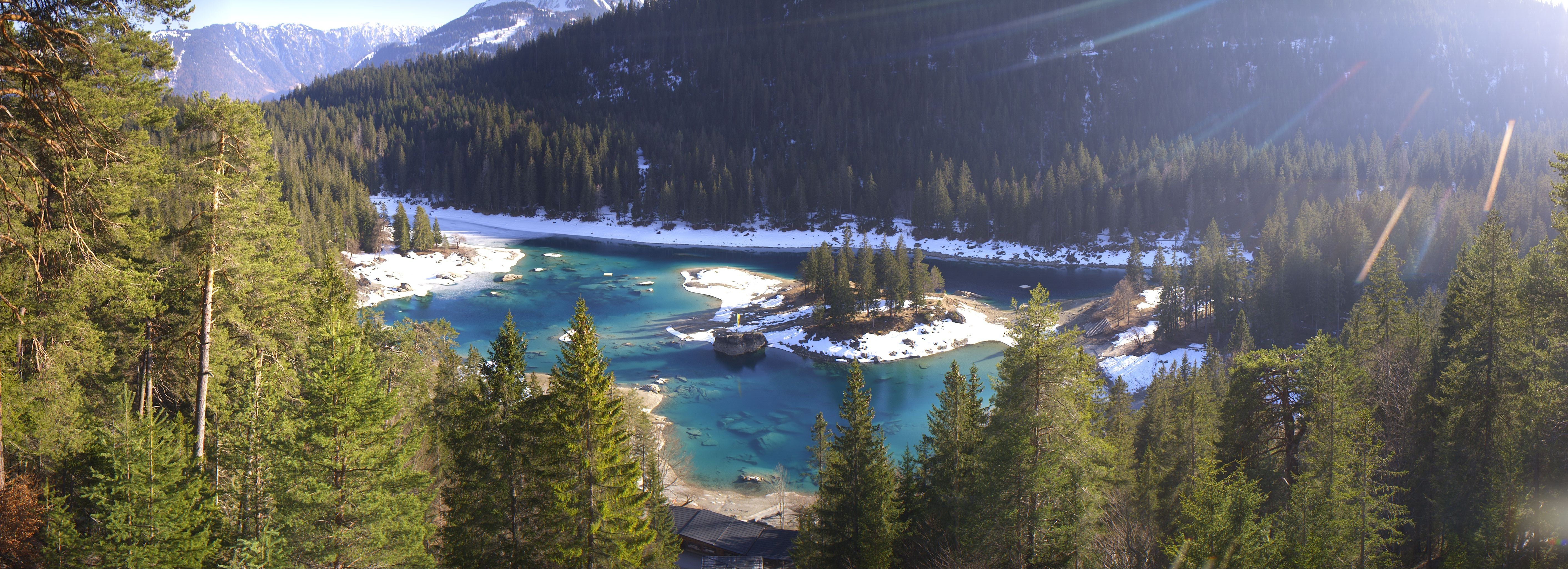 Archiv Foto Webcam Flims: Caumasee