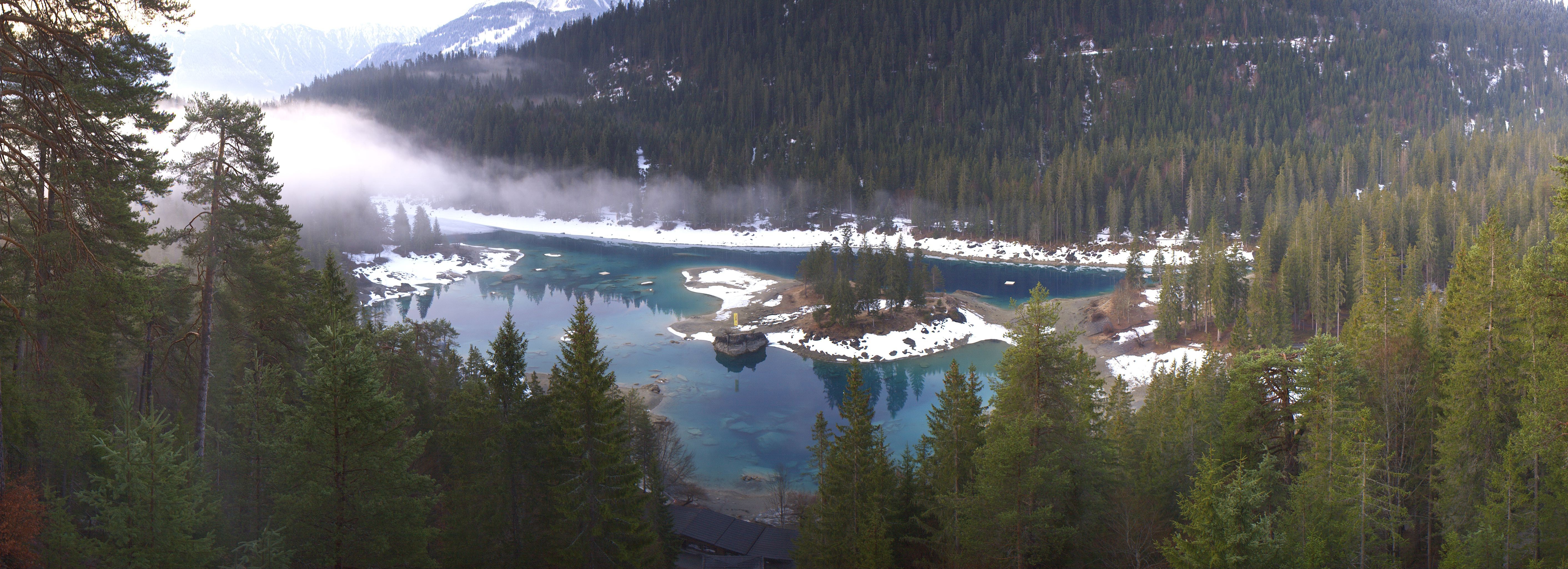 Archiv Foto Webcam Flims: Caumasee