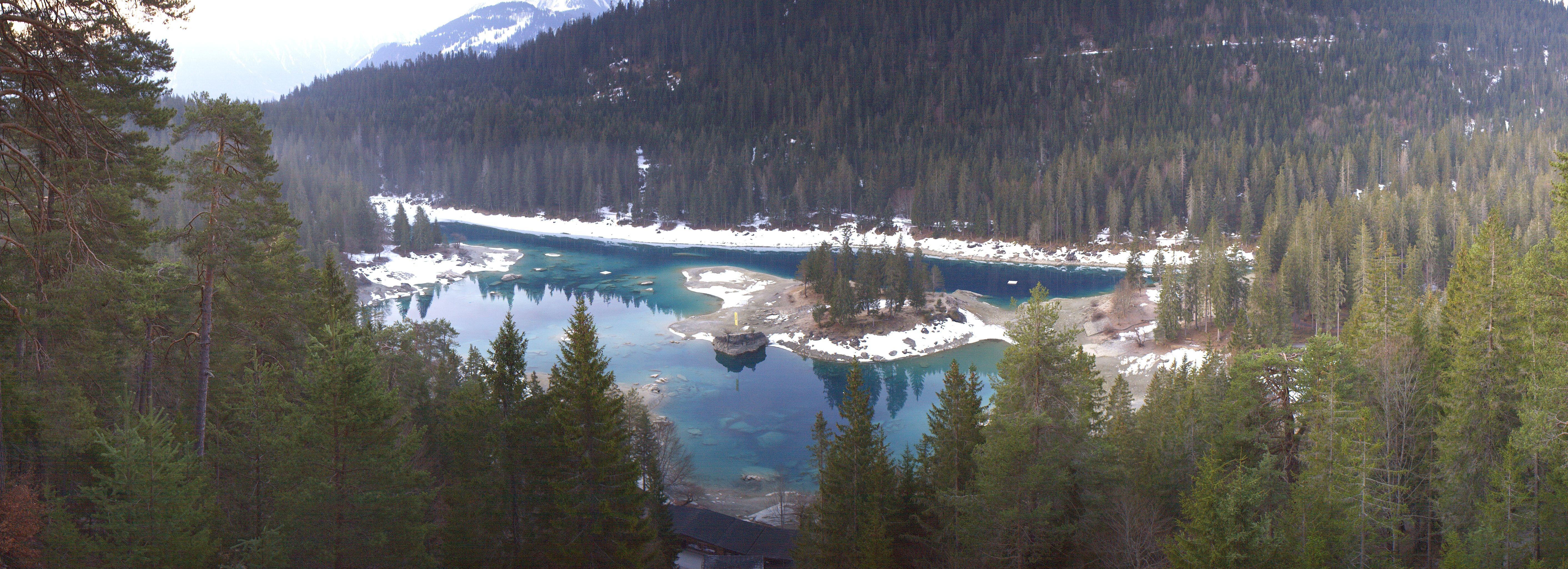 Archiv Foto Webcam Flims: Caumasee
