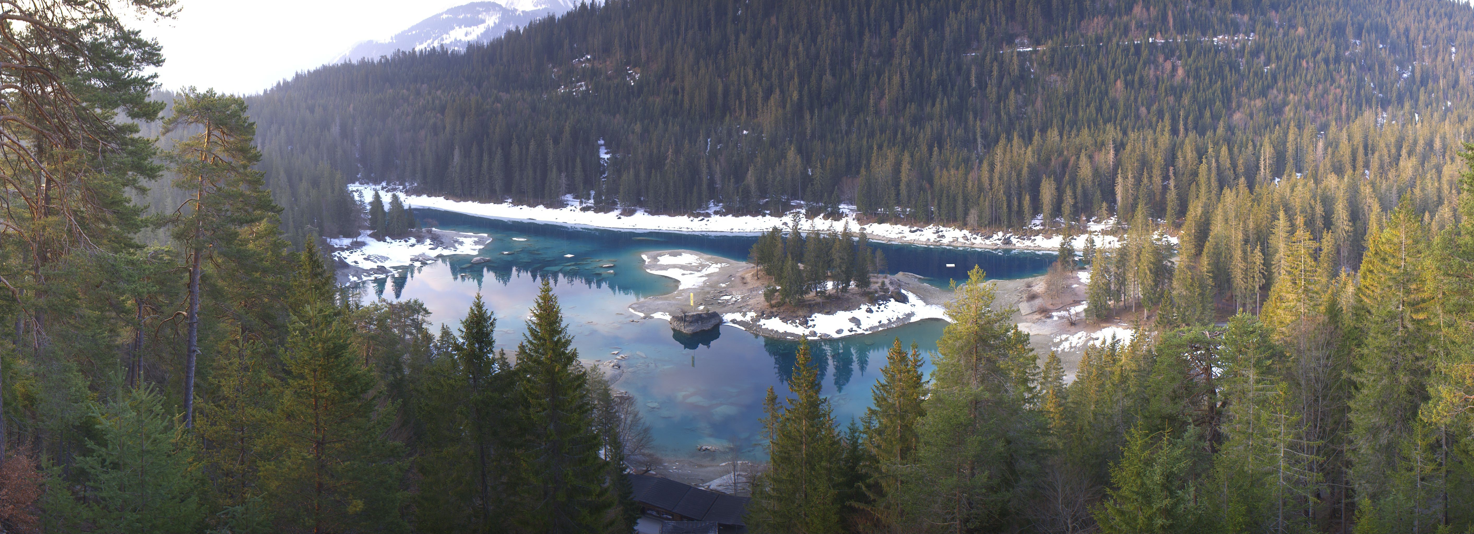 Archiv Foto Webcam Flims: Caumasee