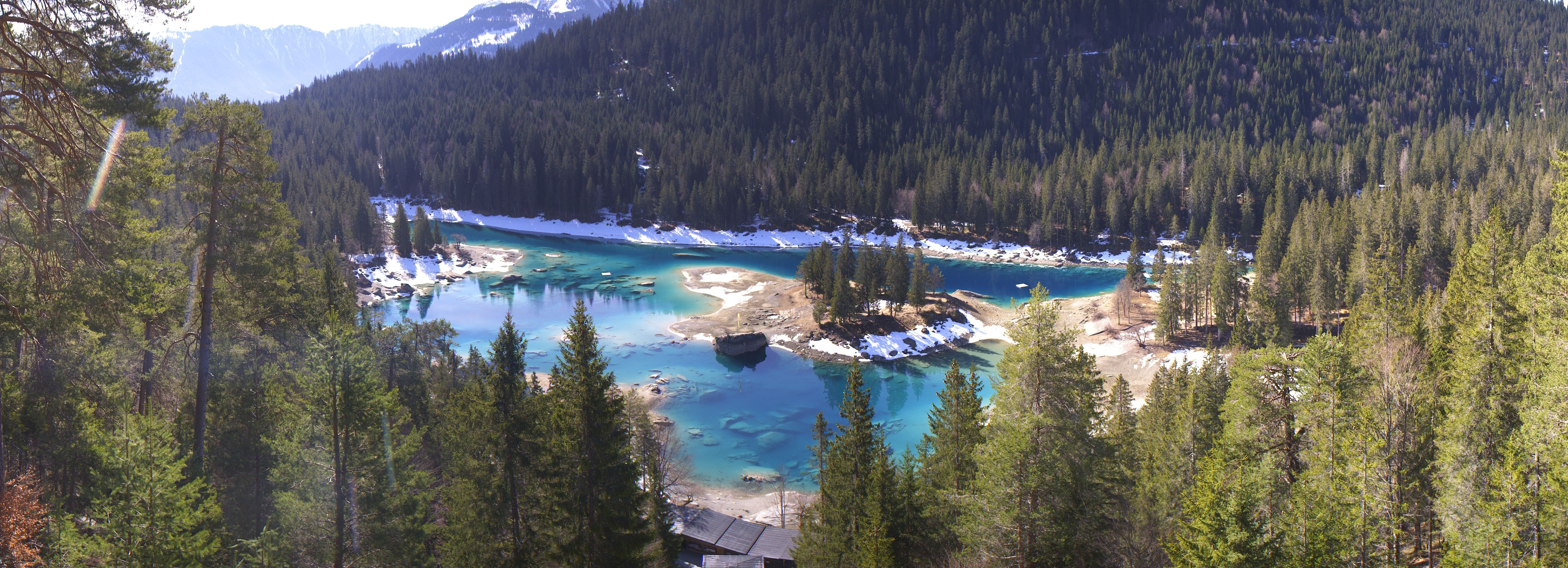 Archiv Foto Webcam Flims: Caumasee