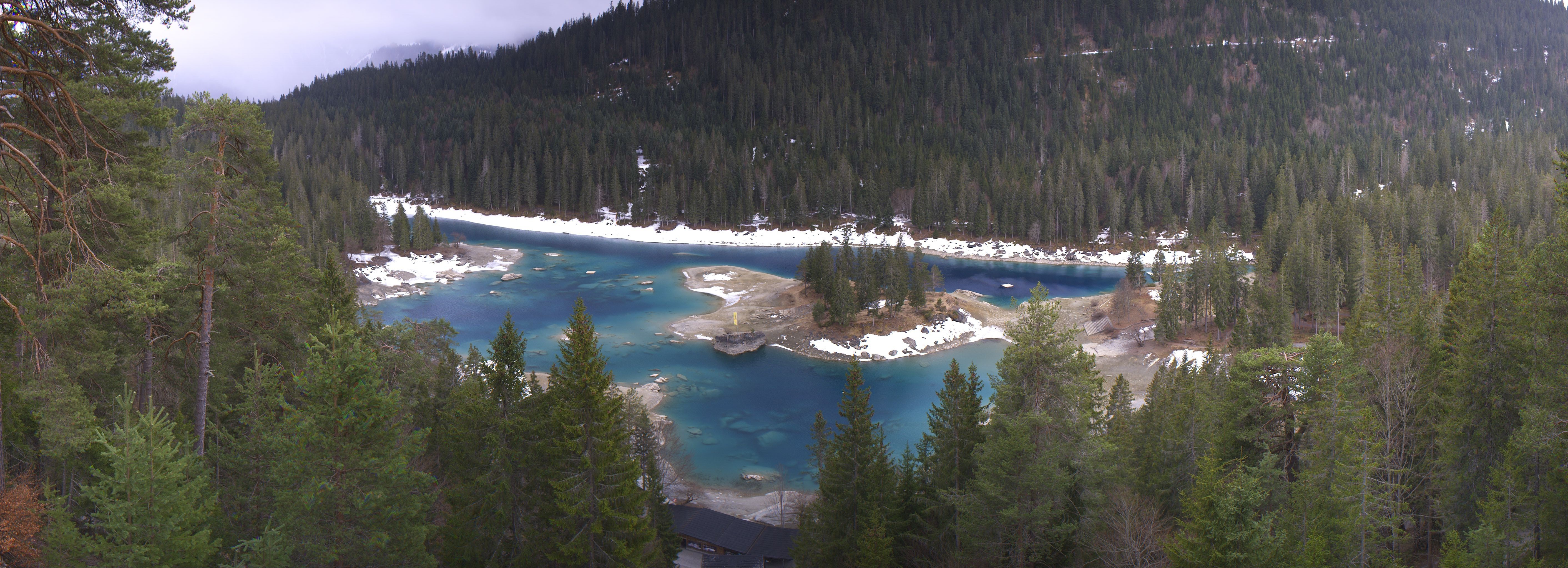 Archiv Foto Webcam Flims: Caumasee