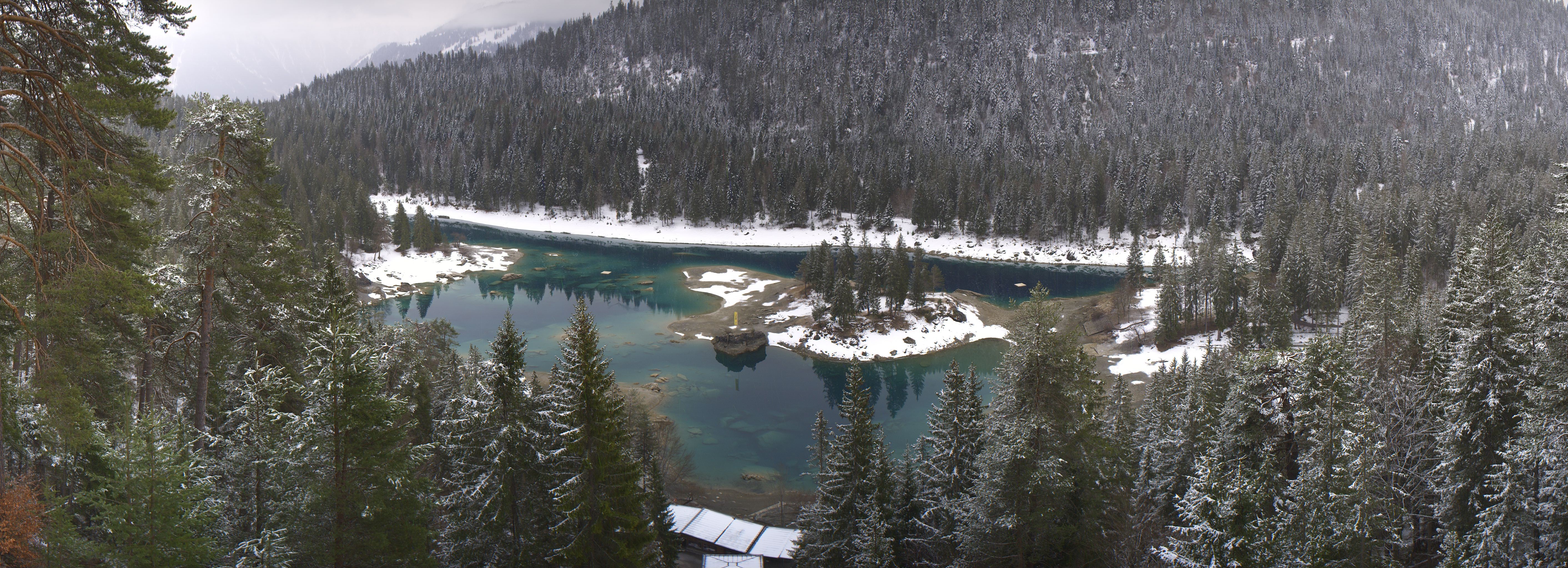 Archiv Foto Webcam Flims: Caumasee