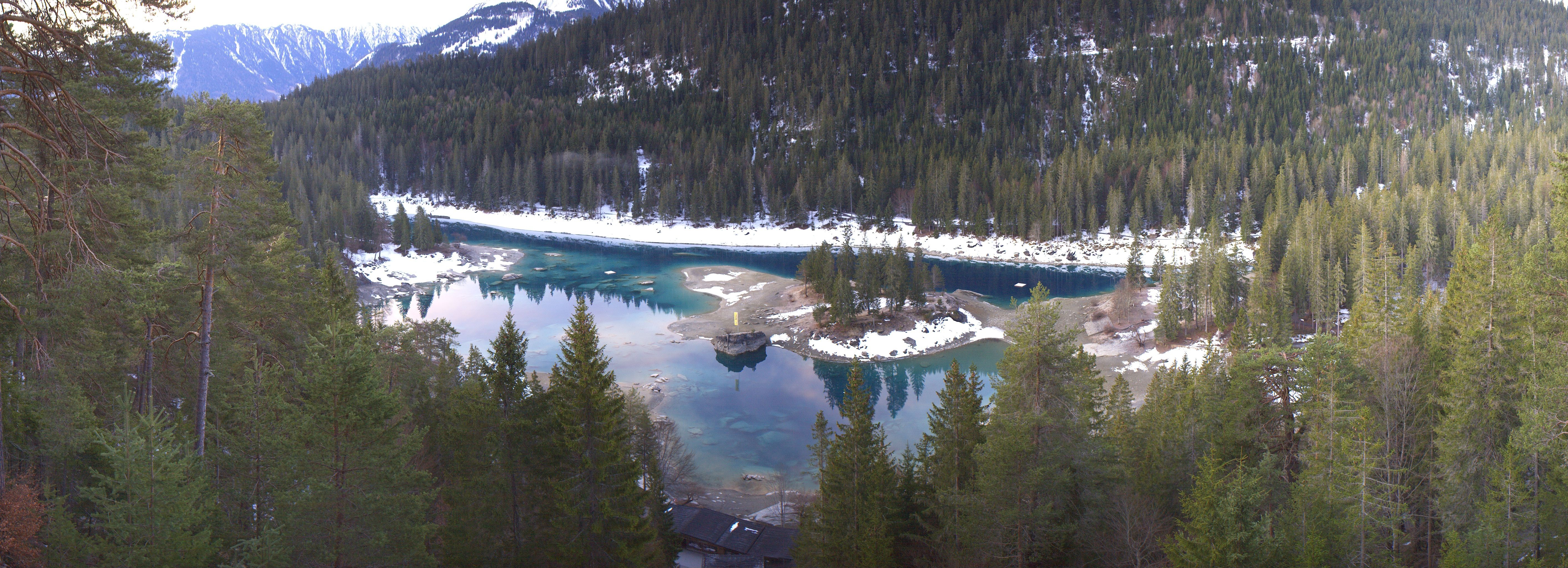 Archiv Foto Webcam Flims: Caumasee