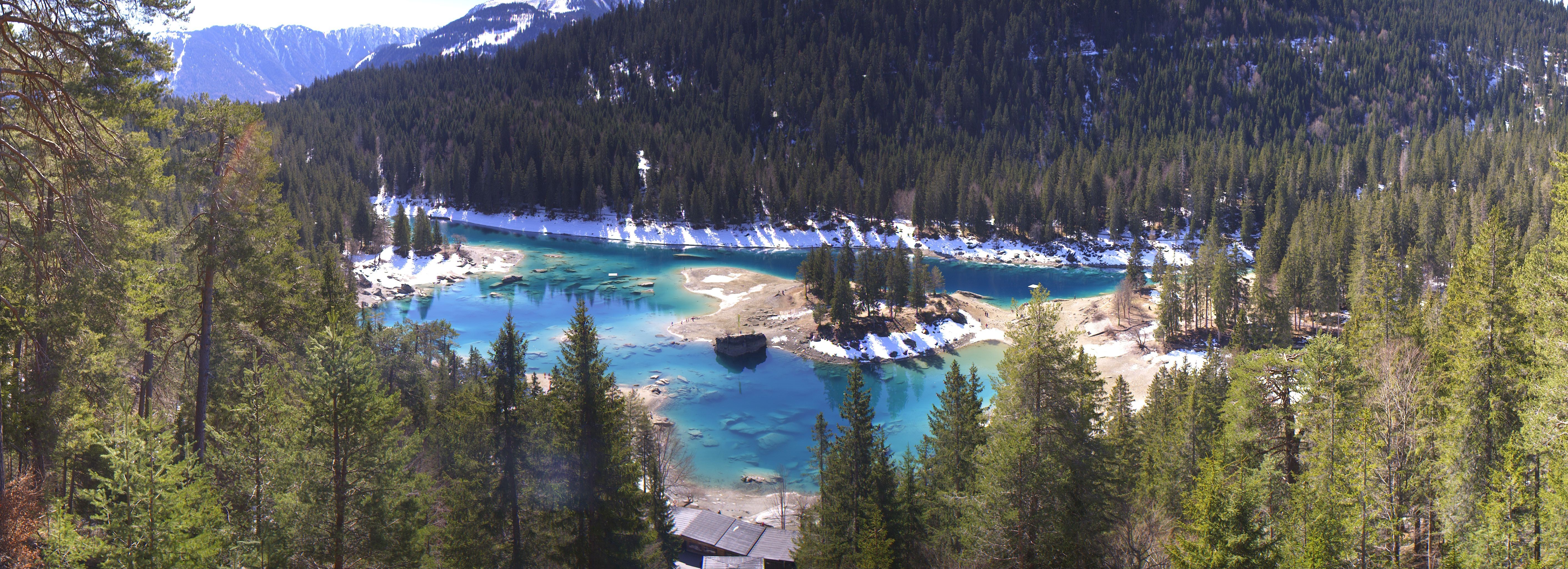 Archiv Foto Webcam Flims: Caumasee