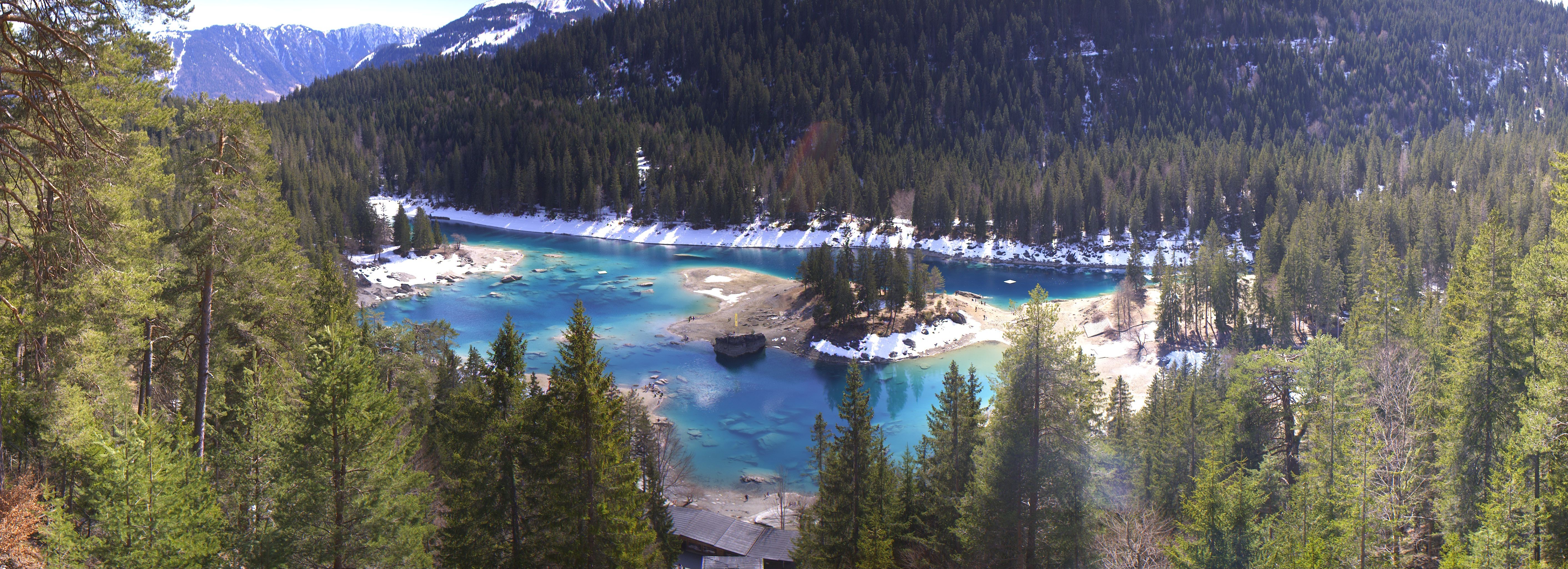 Archiv Foto Webcam Flims: Caumasee