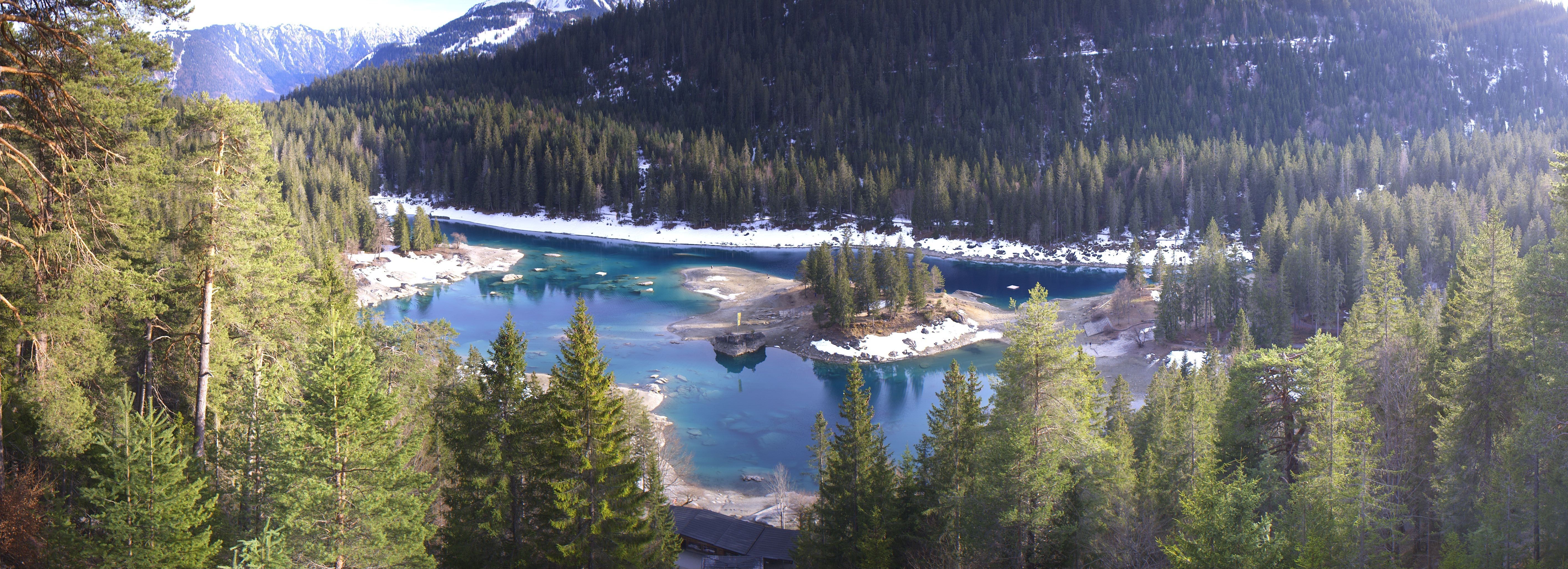 Archiv Foto Webcam Flims: Caumasee