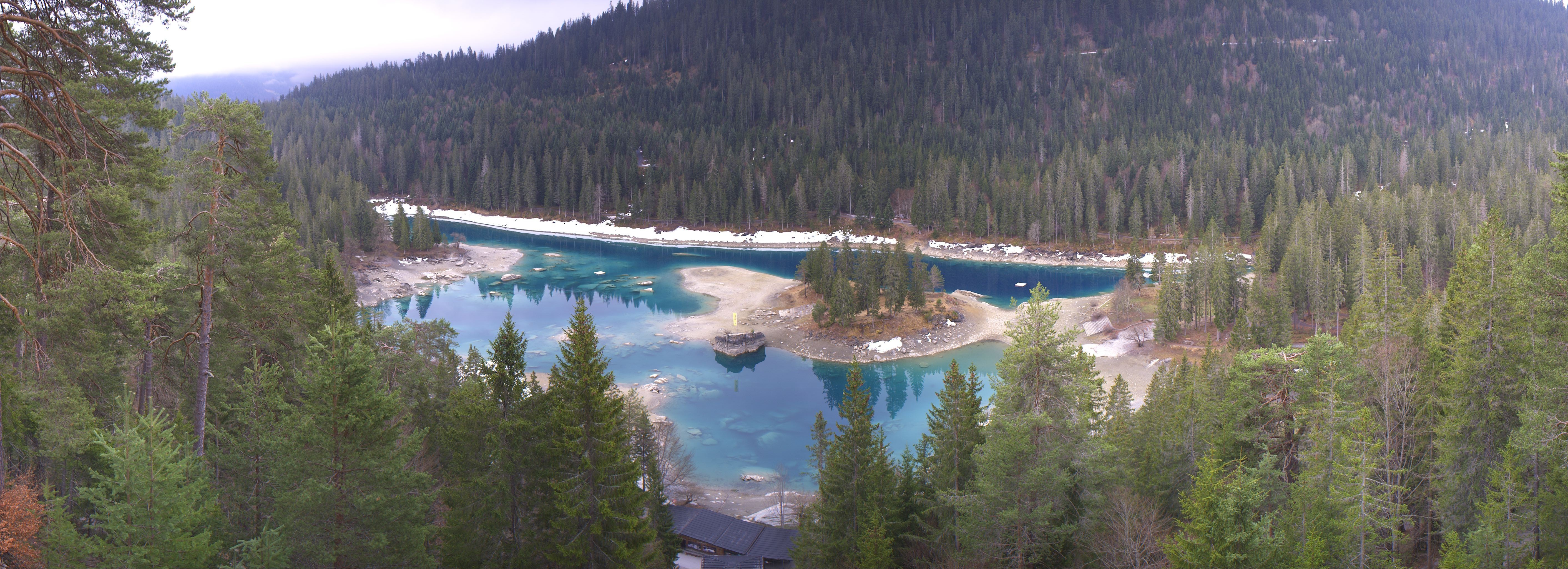 Archiv Foto Webcam Flims: Caumasee