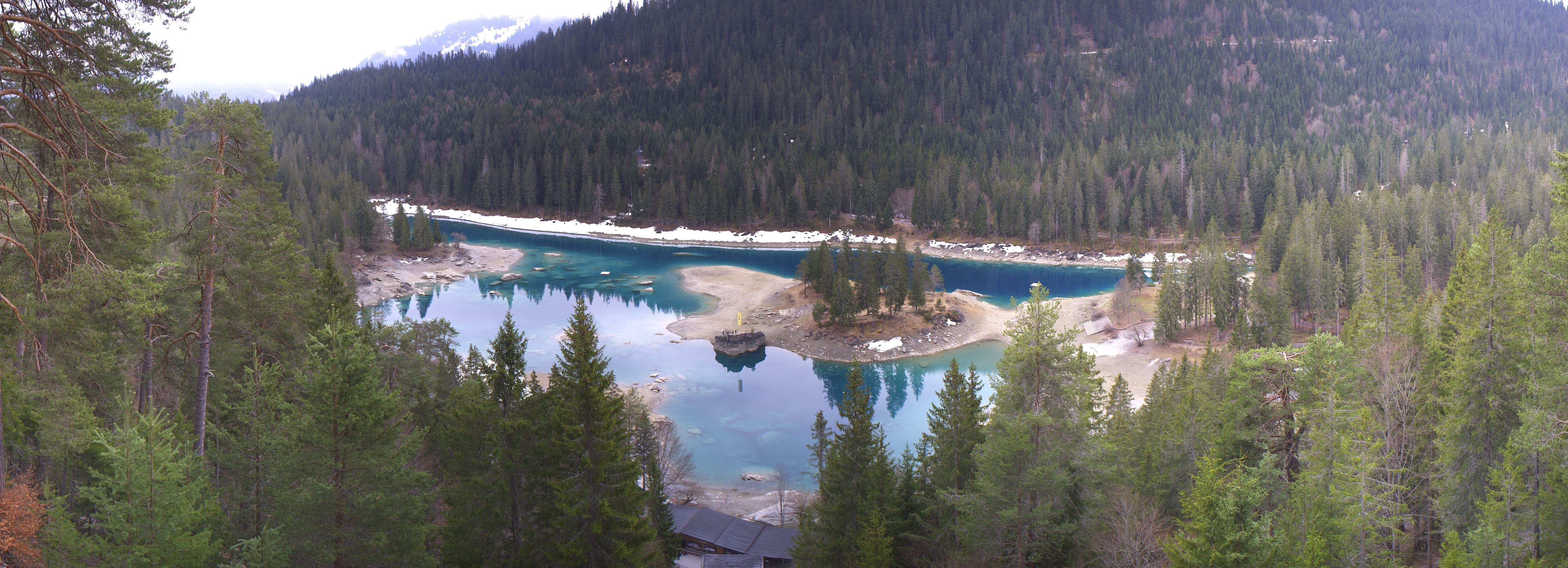 Archiv Foto Webcam Flims: Caumasee