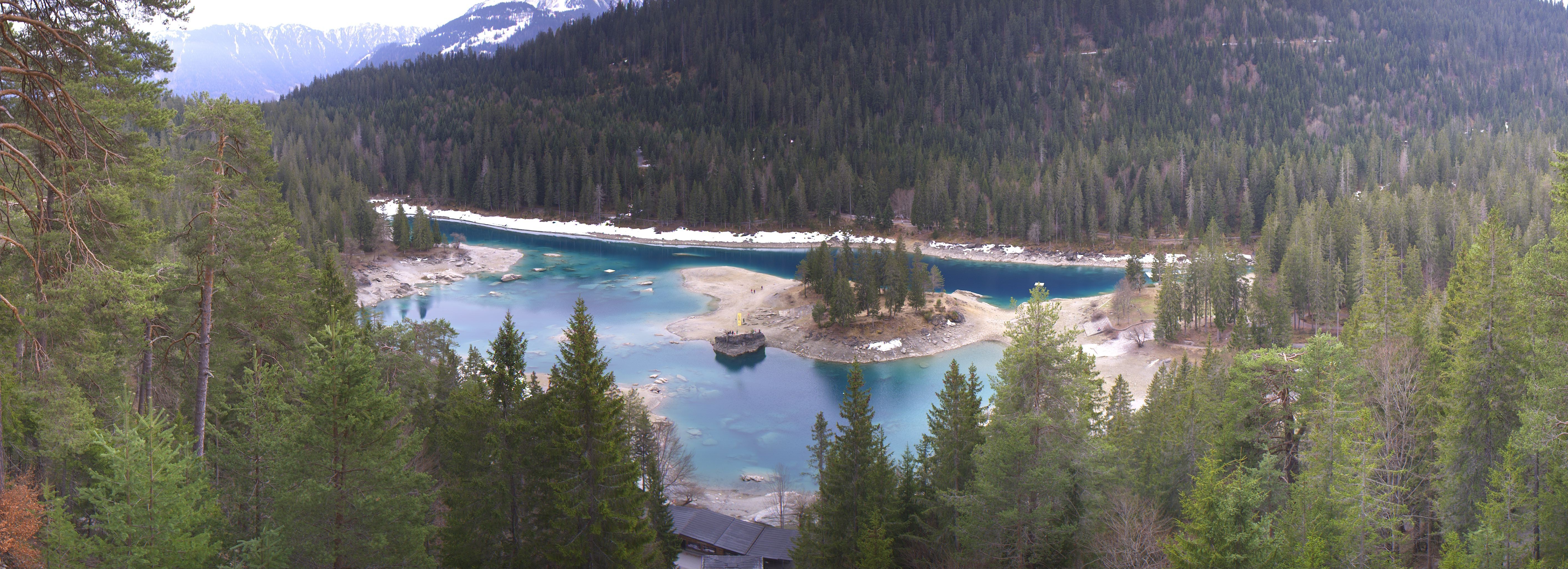 Archiv Foto Webcam Flims: Caumasee