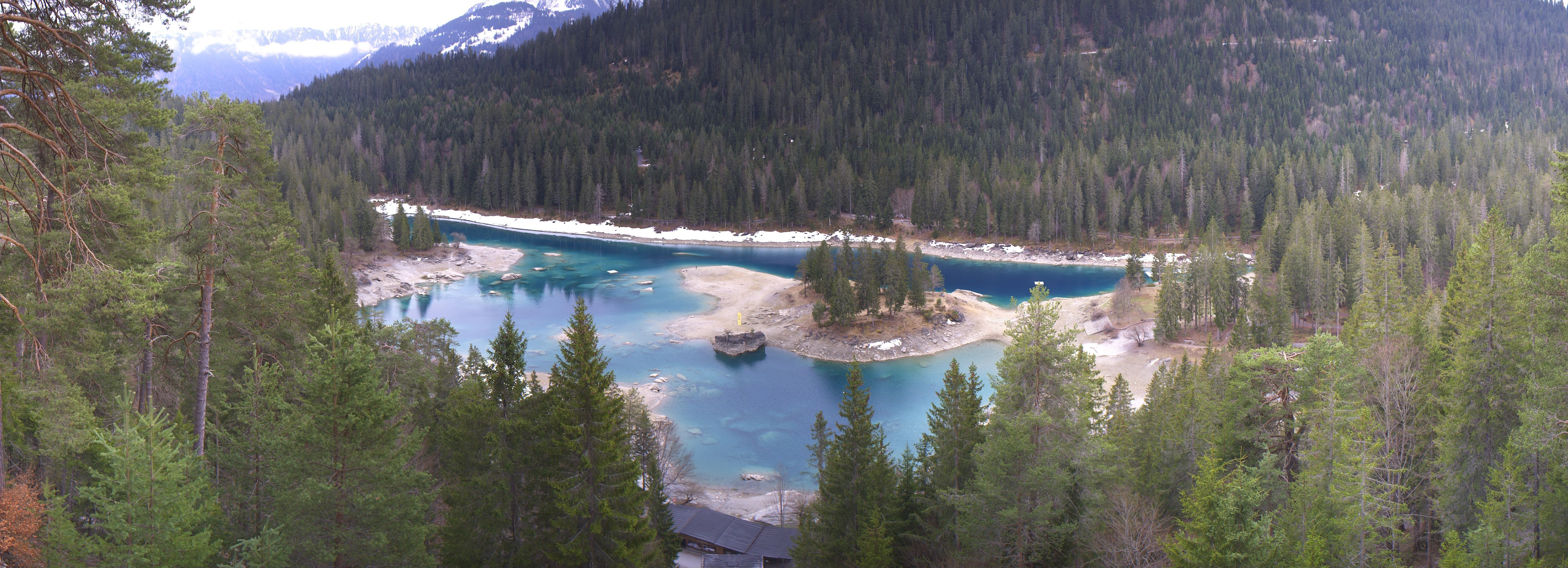 Archiv Foto Webcam Flims: Caumasee