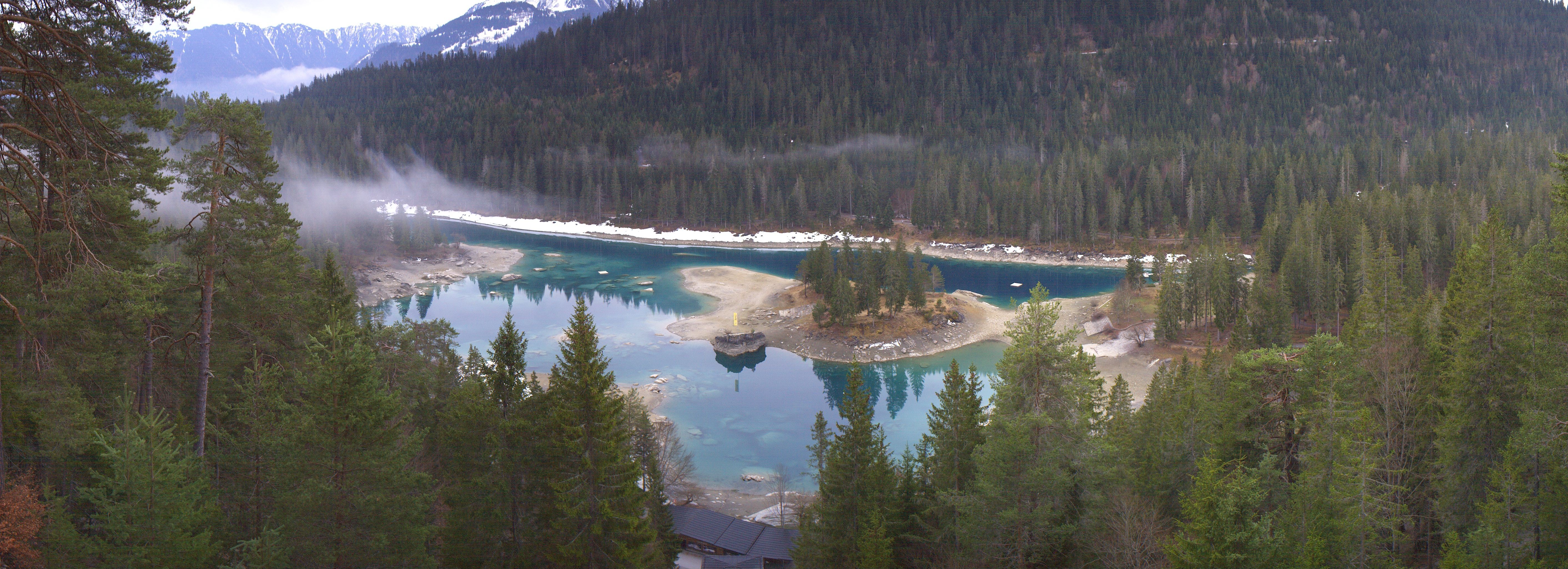 Archiv Foto Webcam Flims: Caumasee