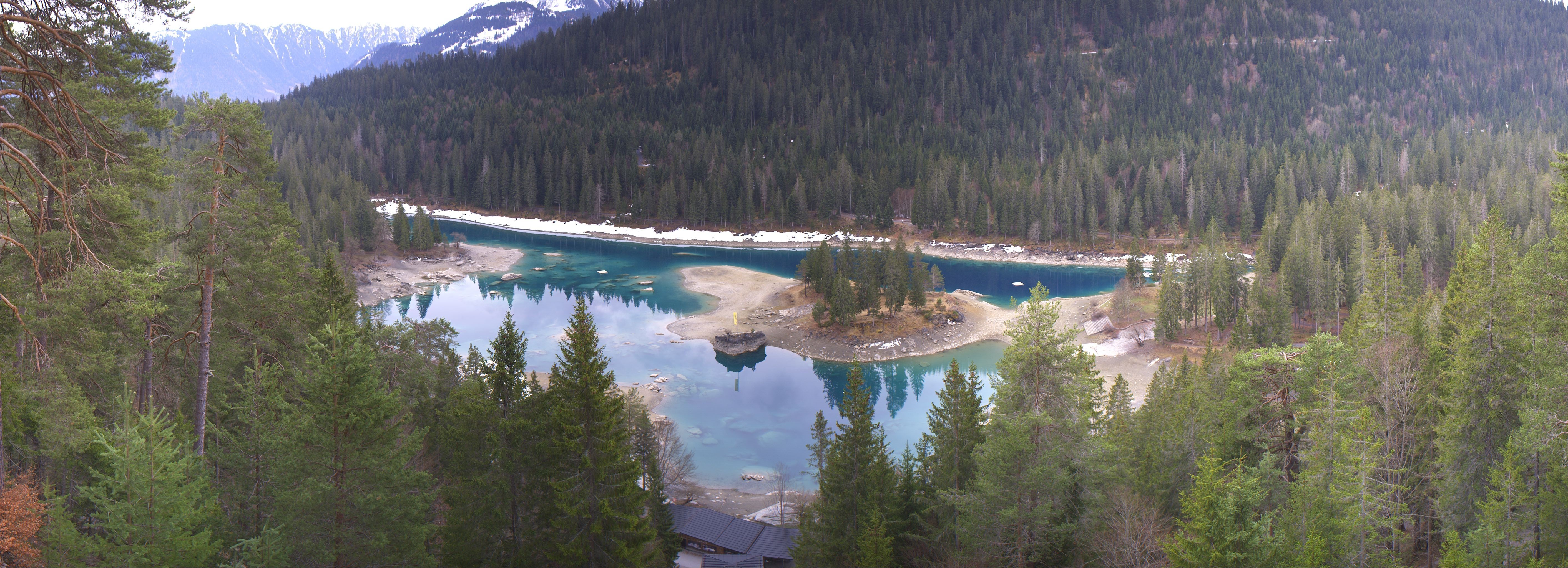 Archiv Foto Webcam Flims: Caumasee