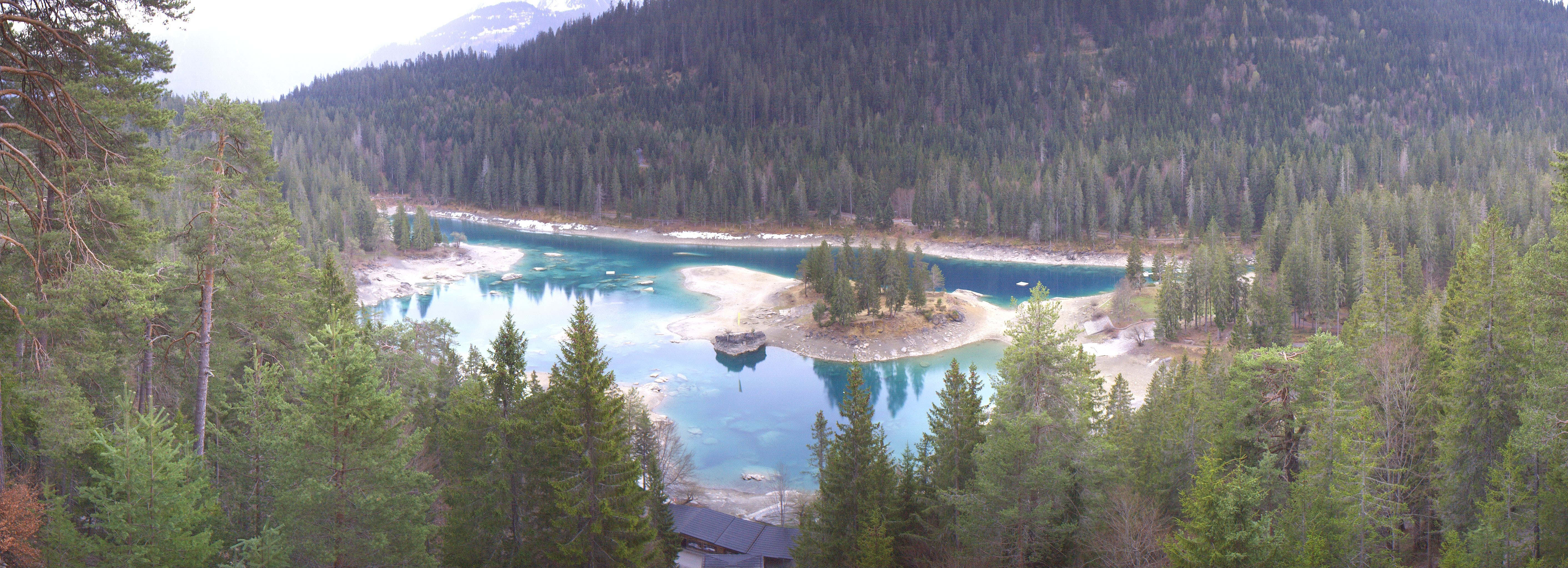 Archiv Foto Webcam Flims: Caumasee