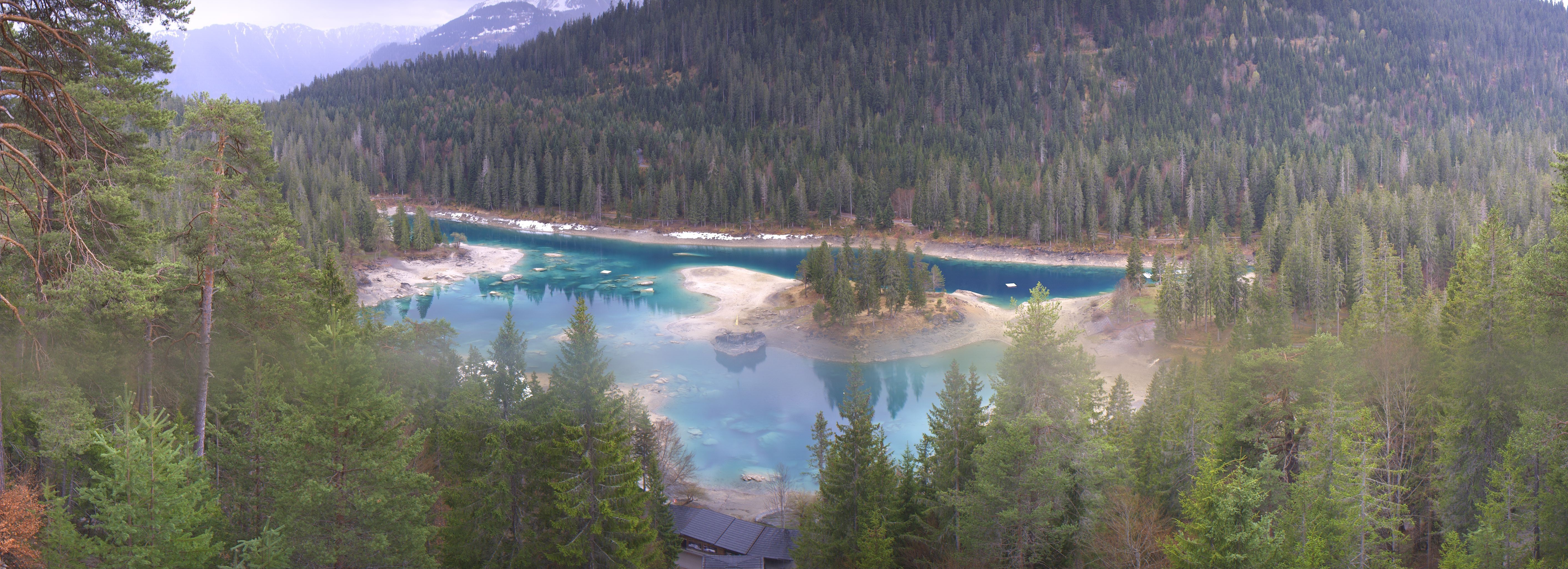 Archiv Foto Webcam Flims: Caumasee